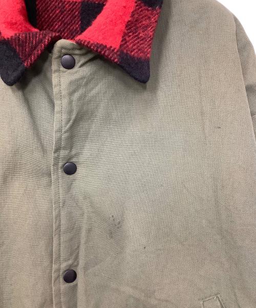 CODET（コデット）CODET (コデット) リバーシブルハンティングジャケット カーキ×レッド×ブラック サイズ:不明の古着・服飾アイテム