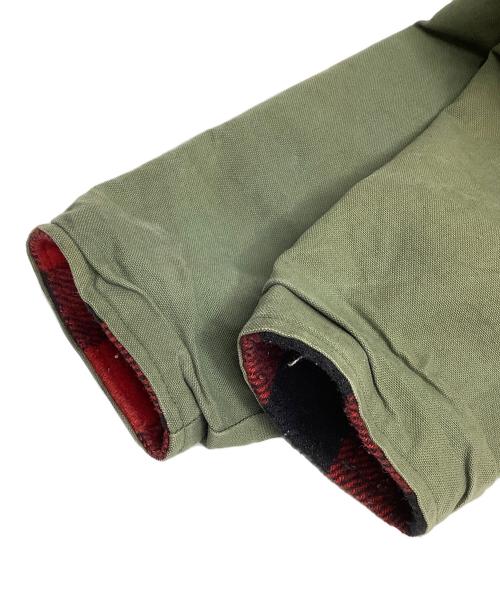 CODET（コデット）CODET (コデット) リバーシブルハンティングジャケット カーキ×レッド×ブラック サイズ:不明の古着・服飾アイテム