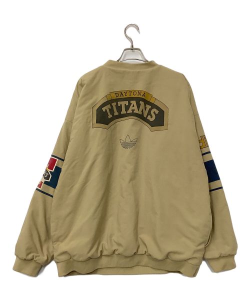 adidas（アディダス）adidas (アディダス) プルオーバージャケット ベージュ サイズ:-の古着・服飾アイテム