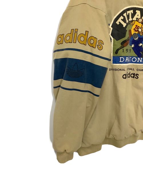adidas（アディダス）adidas (アディダス) プルオーバージャケット ベージュ サイズ:-の古着・服飾アイテム