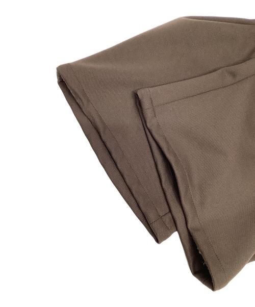 PLATEAU STUDIO（プラテウスタジオ）plateau studio (プラテウスタジオ) スラックス ブラウン サイズ:2の古着・服飾アイテム