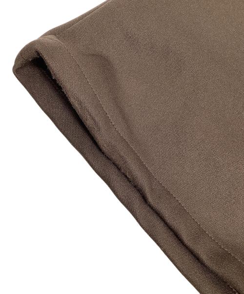 PLATEAU STUDIO（プラテウスタジオ）plateau studio (プラテウスタジオ) スラックス ブラウン サイズ:2の古着・服飾アイテム