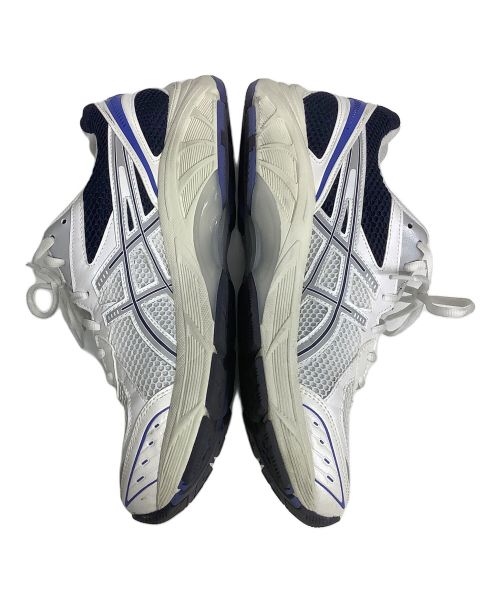 asics（アシックス）asics (アシックス) ランニングシューズ ホワイト×ネイビー サイズ:28.5cmの古着・服飾アイテム