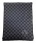 LOUIS VUITTON（ルイ ヴィトン）の古着「エシャルププティ ダミエグラフィット マフラー」｜ブラック