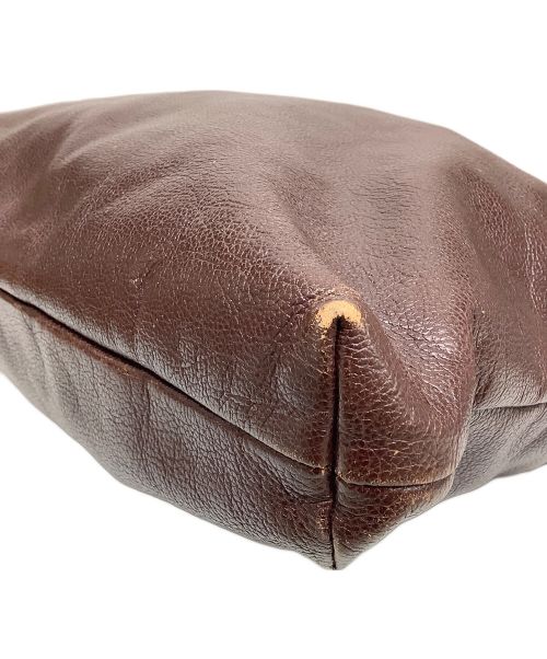 IL BISONTE（イル ビゾンテ）IL BISONTE (イル ビゾンテ) 2WAYレザーバッグ ブラウンの古着・服飾アイテム