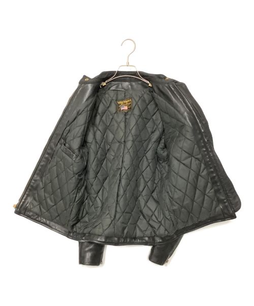 VANSON（バンソン）VANSON (バンソン) シングルライダースジャケット ブラック サイズ:36の古着・服飾アイテム