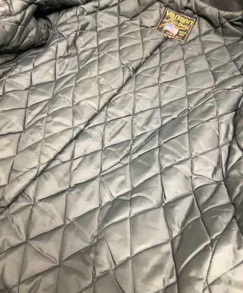 VANSON（バンソン）VANSON (バンソン) シングルライダースジャケット ブラック サイズ:36の古着・服飾アイテム