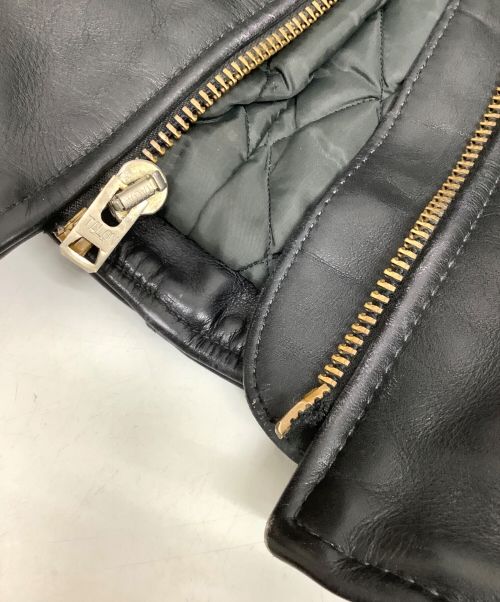 VANSON（バンソン）VANSON (バンソン) シングルライダースジャケット ブラック サイズ:36の古着・服飾アイテム