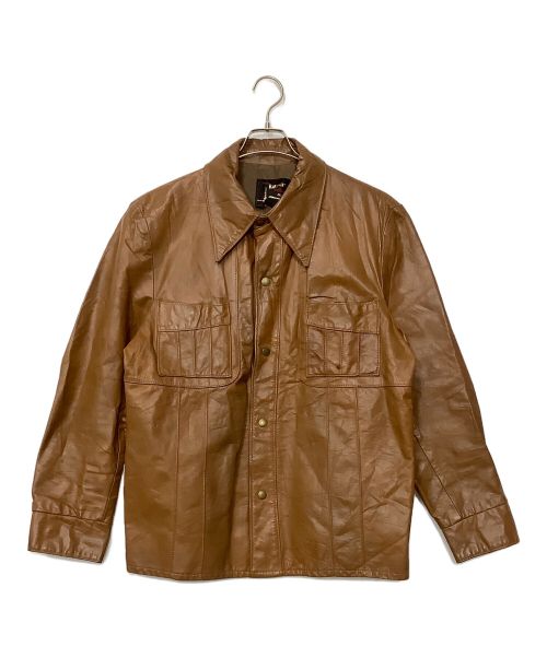 RALPHEDWARDS（-）RALPHEDWARDS (-) レザージャケット ブラウン サイズ:-の古着・服飾アイテム