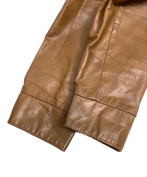 RALPHEDWARDS（-）RALPHEDWARDS (-) レザージャケット ブラウン サイズ:-の古着・服飾アイテム