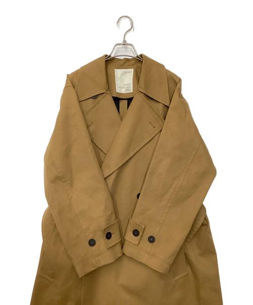ZARA（ザラ）ZARA (ザラ) STUDIO NICHOLSON (スタジオ ニコルソン) トレンチコート ブラウン サイズ:XS-Sの古着・服飾アイテム