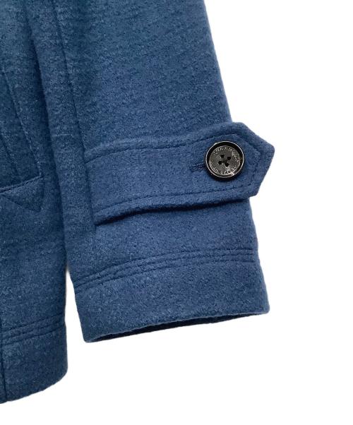 BURBERRY BLACK LABEL（バーバリーブラックレーベル）BURBERRY BLACK LABEL (バーバリーブラックレーベル) ウールコート ブルー サイズ:Mの古着・服飾アイテム