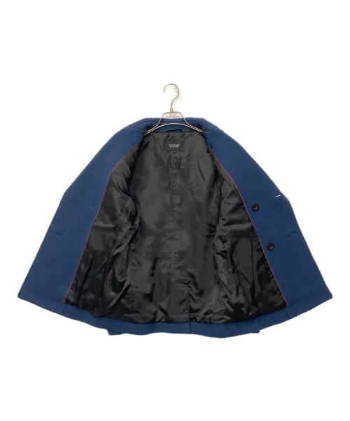 BURBERRY BLACK LABEL（バーバリーブラックレーベル）BURBERRY BLACK LABEL (バーバリーブラックレーベル) ウールコート ブルー サイズ:Mの古着・服飾アイテム