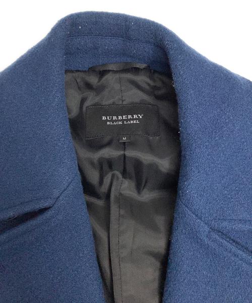 BURBERRY BLACK LABEL（バーバリーブラックレーベル）BURBERRY BLACK LABEL (バーバリーブラックレーベル) ウールコート ブルー サイズ:Mの古着・服飾アイテム