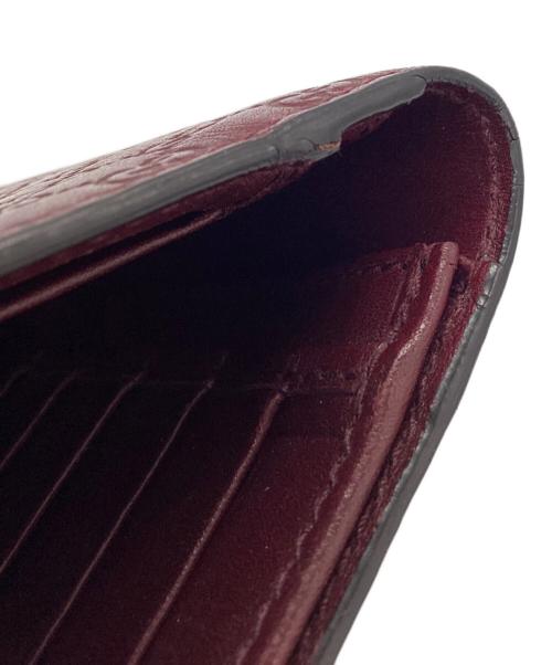 GUCCI（グッチ）GUCCI (グッチ) 札入れ ボルドーの古着・服飾アイテム