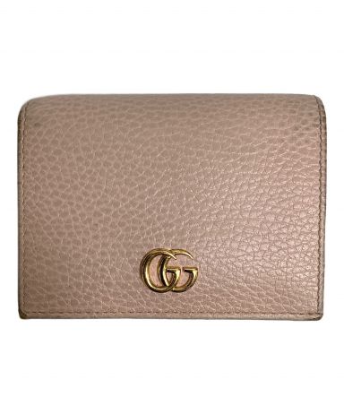 中古・古着通販】GUCCI (グッチ) 2つ折り財布 ピンク｜ブランド・古着