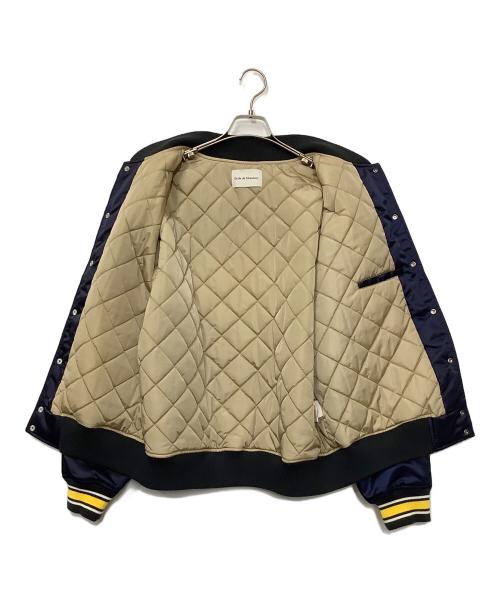 DROLE DE MONSIEUR（ドロール ド ムッシュ）DROLE DE MONSIEUR (ドロール ド ムッシュ) 刺繍ボンバージャケット ネイビー サイズ:FREEの古着・服飾アイテム