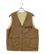 Schottショット）の古着「ボアベスト」｜ブラウン