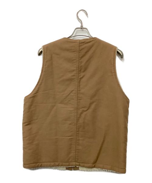 Schott（ショット）Schott (ショット) ボアベスト ブラウン サイズ:Lの古着・服飾アイテム