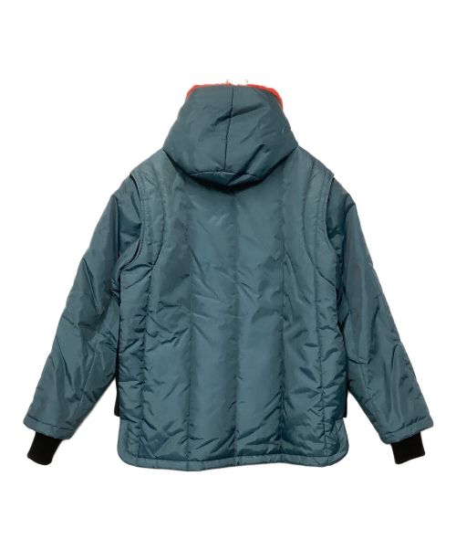 VYNER ARTICLES（ヴァイナー アーティクルズ）VYNER ARTICLES (ヴァイナー アーティクルズ) ボアコート ブルー×レッド サイズ:Lの古着・服飾アイテム