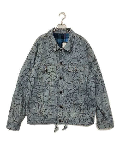 haculla（ハキュラ）Haculla (ハキュラ) デニムジャケット ブルー サイズ:Lの古着・服飾アイテム