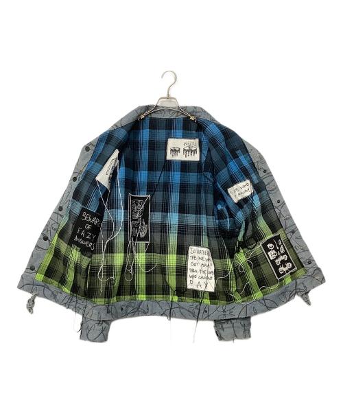 haculla（ハキュラ）Haculla (ハキュラ) デニムジャケット ブルー サイズ:Lの古着・服飾アイテム