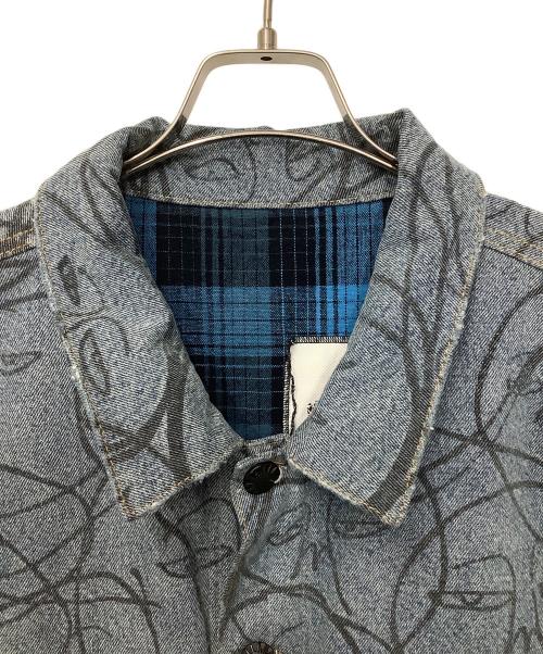 haculla（ハキュラ）Haculla (ハキュラ) デニムジャケット ブルー サイズ:Lの古着・服飾アイテム