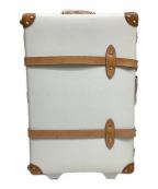 Jewelna Roseジュエルナローズ）の古着「キャリーバッグ」｜ホワイト×ブラウン