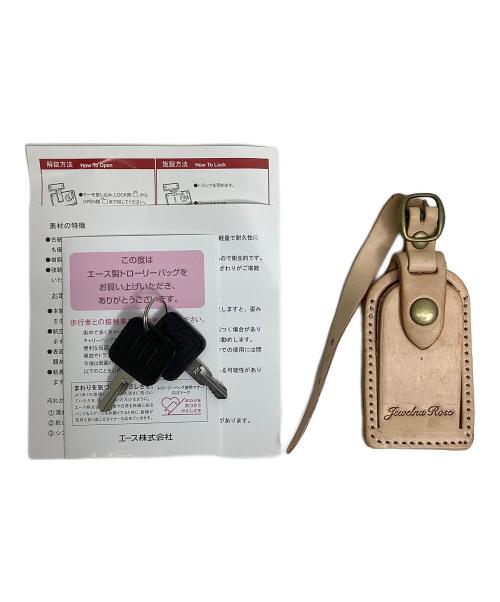 Jewelna Rose（ジュエルナローズ）Jewelna Rose (ジュエルナローズ) キャリーバッグ ホワイト×ブラウンの古着・服飾アイテム