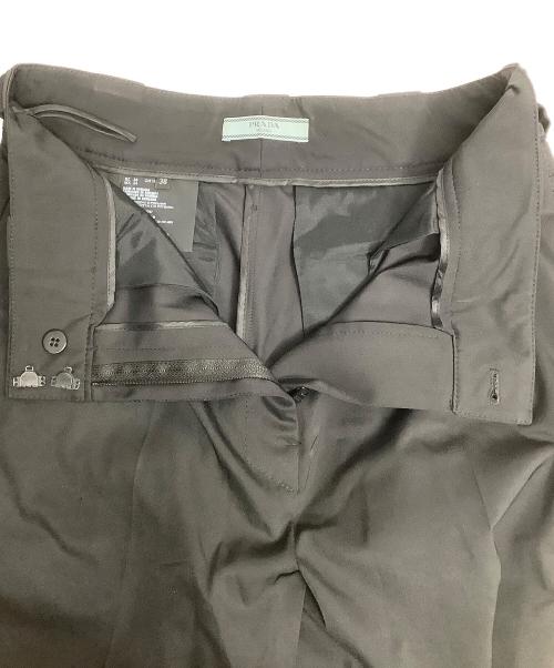 PRADA（プラダ）PRADA (プラダ) スラックス ブラック サイズ:38の古着・服飾アイテム