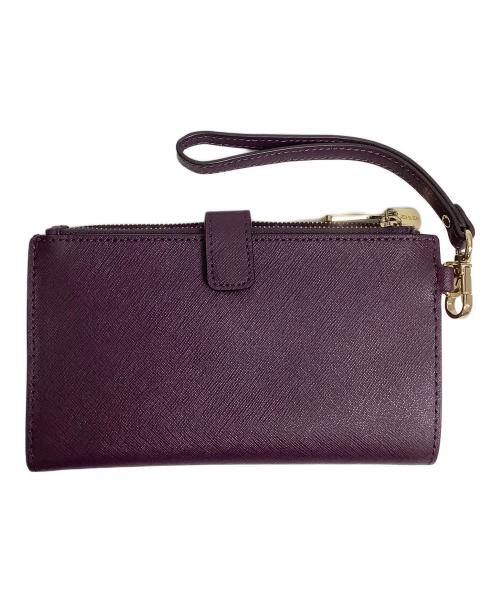 MICHAEL KORS（マイケル・コース）MICHAEL KORS (マイケルコース) 長財布 パープルの古着・服飾アイテム