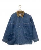 SUGAR CANEシュガーケーン）の古着「カバーオール」｜ブルー×ブラウン