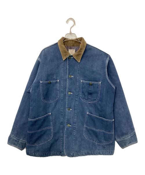 SUGAR CANE（シュガーケーン）SUGAR CANE (シュガーケーン) カバーオール ブルー×ブラウン サイズ:-の古着・服飾アイテム