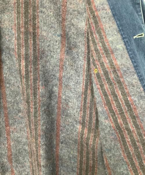 SUGAR CANE（シュガーケーン）SUGAR CANE (シュガーケーン) カバーオール ブルー×ブラウン サイズ:-の古着・服飾アイテム