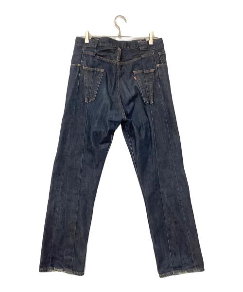 LEVI'S（リーバイス）LEVI'S (リーバイス) COMME des GARCONS JUNYA WATANABE MAN (コムデギャルソンジュンヤワタナベマン) 再構築デニムパンツ インディゴ サイズ:Sの古着・服飾アイテム
