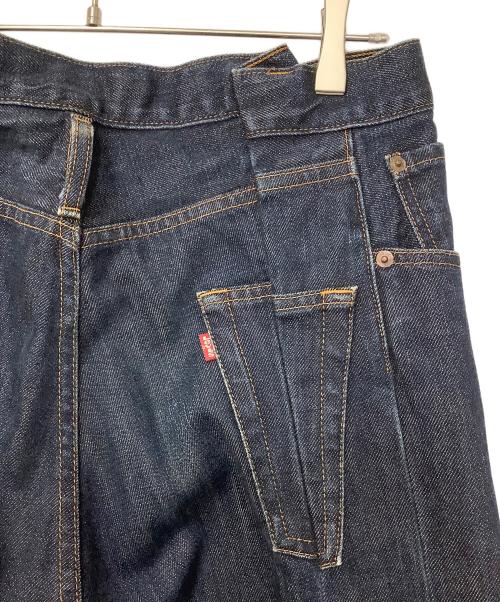 LEVI'S（リーバイス）LEVI'S (リーバイス) COMME des GARCONS JUNYA WATANABE MAN (コムデギャルソンジュンヤワタナベマン) 再構築デニムパンツ インディゴ サイズ:Sの古着・服飾アイテム