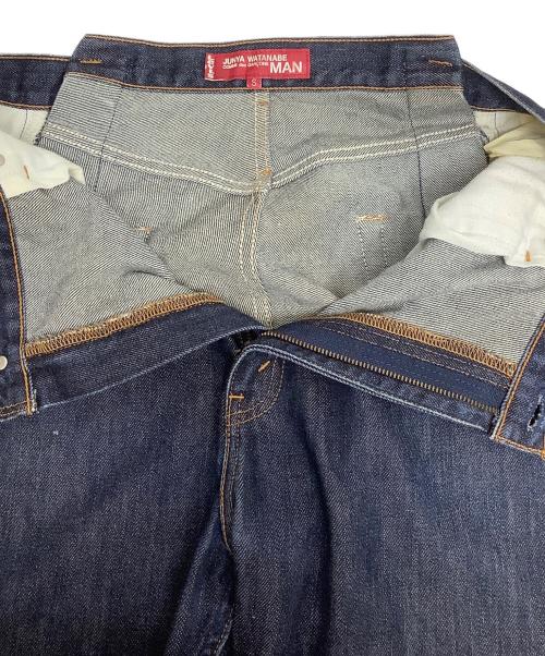 LEVI'S（リーバイス）LEVI'S (リーバイス) COMME des GARCONS JUNYA WATANABE MAN (コムデギャルソンジュンヤワタナベマン) 再構築デニムパンツ インディゴ サイズ:Sの古着・服飾アイテム