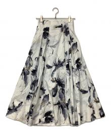 Mystrada（マイストラーダ）の古着「アクアタッチフレアスカート」｜ホワイト