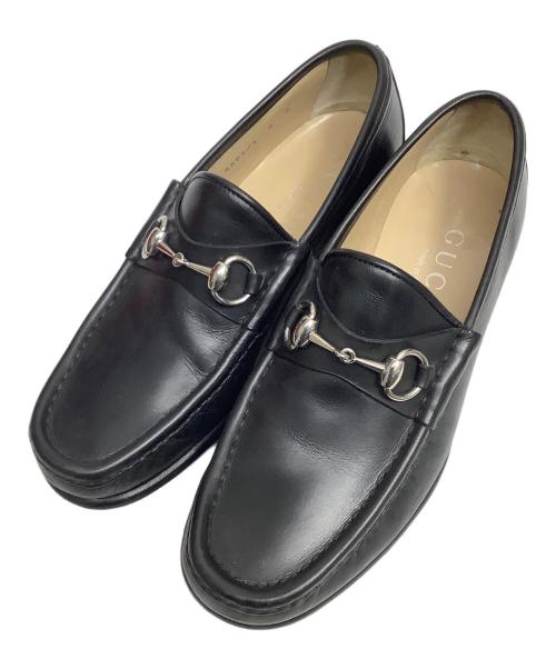 GUCCI（グッチ）GUCCI (グッチ) ホースビットローファー ブラック サイズ:6 Dの古着・服飾アイテム