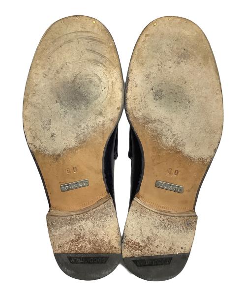 GUCCI（グッチ）GUCCI (グッチ) ホースビットローファー ブラック サイズ:6 Dの古着・服飾アイテム