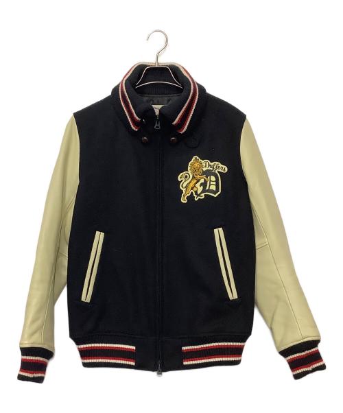 DUFFER（ダファー）DUFFER (ダファー) スタジャン ネイビー×ベージュ サイズ:XLの古着・服飾アイテム