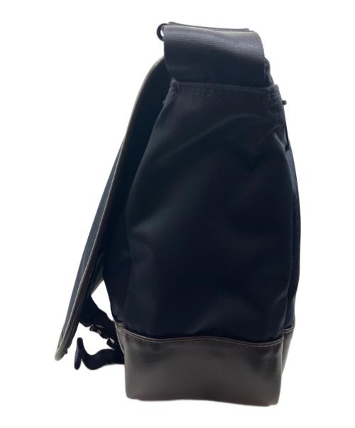 PORTER（ポーター）PORTER (ポーター) ナイロンショルダーバッグ ネイビー×ブラウンの古着・服飾アイテム