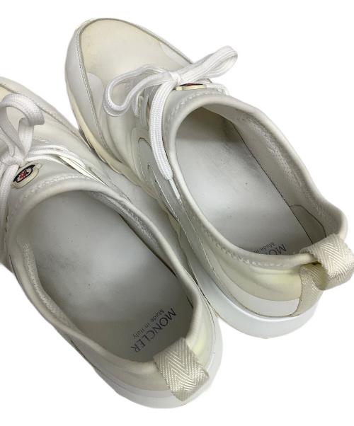 MONCLER（モンクレール）MONCLER (モンクレール) スニーカー ホワイト サイズ:-の古着・服飾アイテム