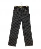 VANSONバンソン）の古着「カーペンターパンツ」｜ネイビー