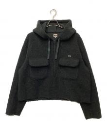 AiE（エーアイイー）の古着「ボアジャケット」｜グレー