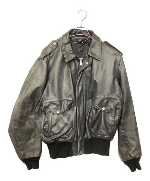 Schott（ショット）Schott (ショット) A-2レザージャケット ブラック サイズ:42の古着・服飾アイテム