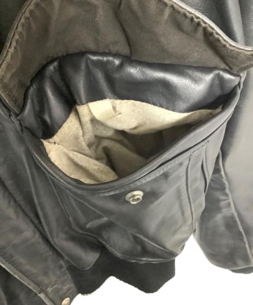 Schott（ショット）Schott (ショット) A-2レザージャケット ブラック サイズ:42の古着・服飾アイテム