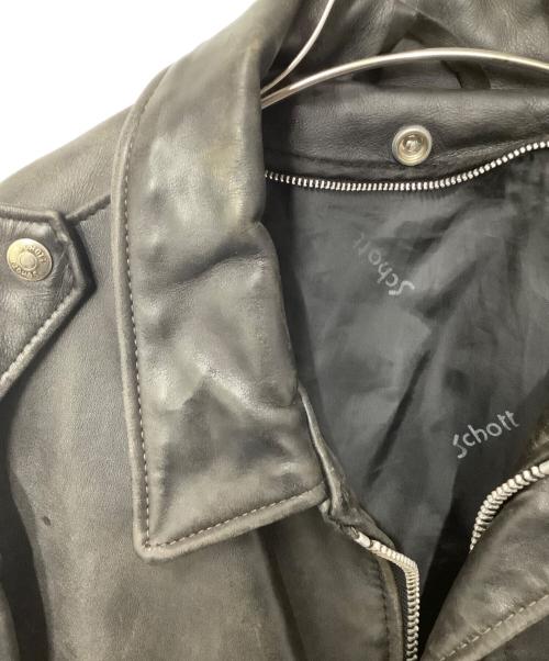 Schott（ショット）Schott (ショット) A-2レザージャケット ブラック サイズ:42の古着・服飾アイテム