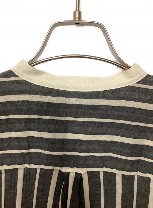 JOHNBULL（ジョンブル）Johnbull (ジョンブル) コットンシルクマキシシャツワンピース グレー サイズ:Fの古着・服飾アイテム