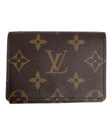 LOUIS VUITTON（ルイ ヴィトン）の古着「アンヴェロップ・カルト・ドゥ・ヴィジット」｜ブラウン